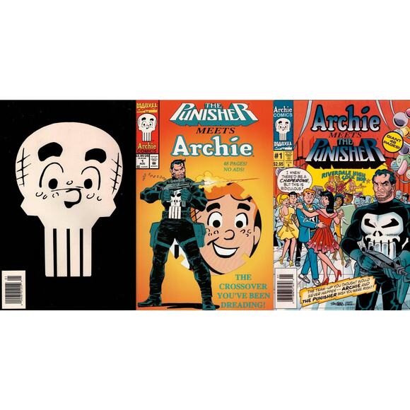 Marvel Other - Archie Meets Punisher & Punisher Mets Archie #1 Newsstand Covers (1994)